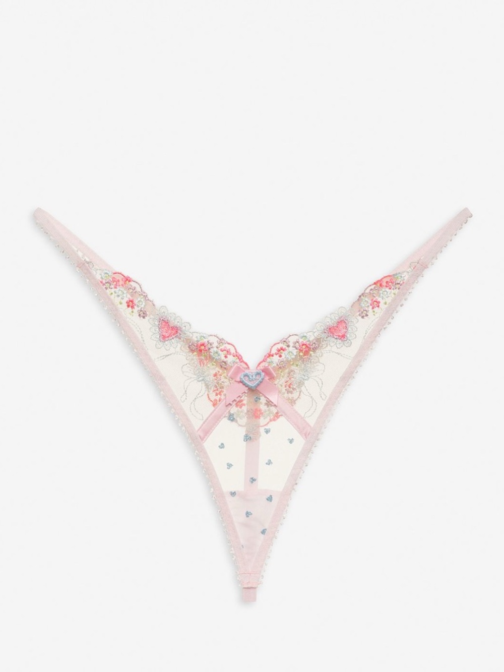 For Love And Lemons Sheer Gabriella Thong NWT Size XL